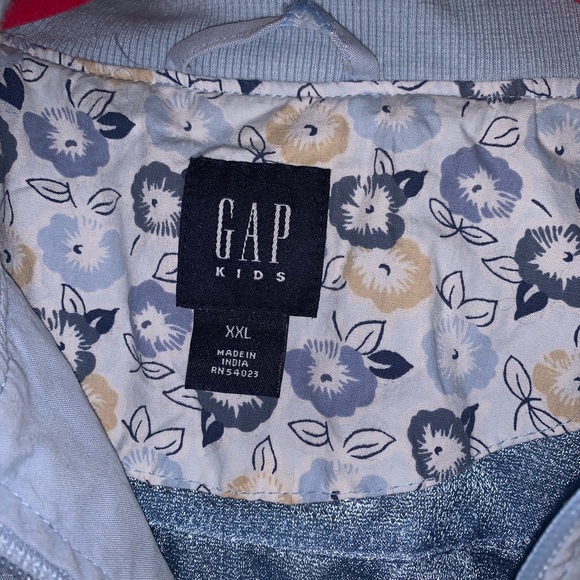 GAP Kids XXL Blue Bomber Jacket - Picture 2 of 8